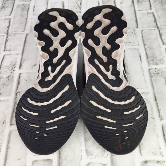 Nike React Infinity Run Flyknit 2 Men's Sz 14 Black White Athletic Trainers Shoe - Picture 8 of 10